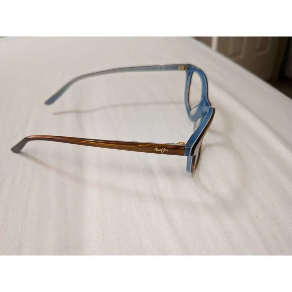 Maui Jim Eyeglasses MJ750-03T Coral Sea Tortoise/Blue Cat Eye Japan 49[]19 145